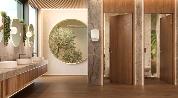 En busca del “efecto wow” en baños públicos